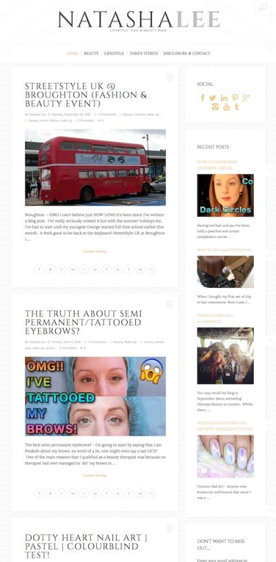 WordPress Blog Design