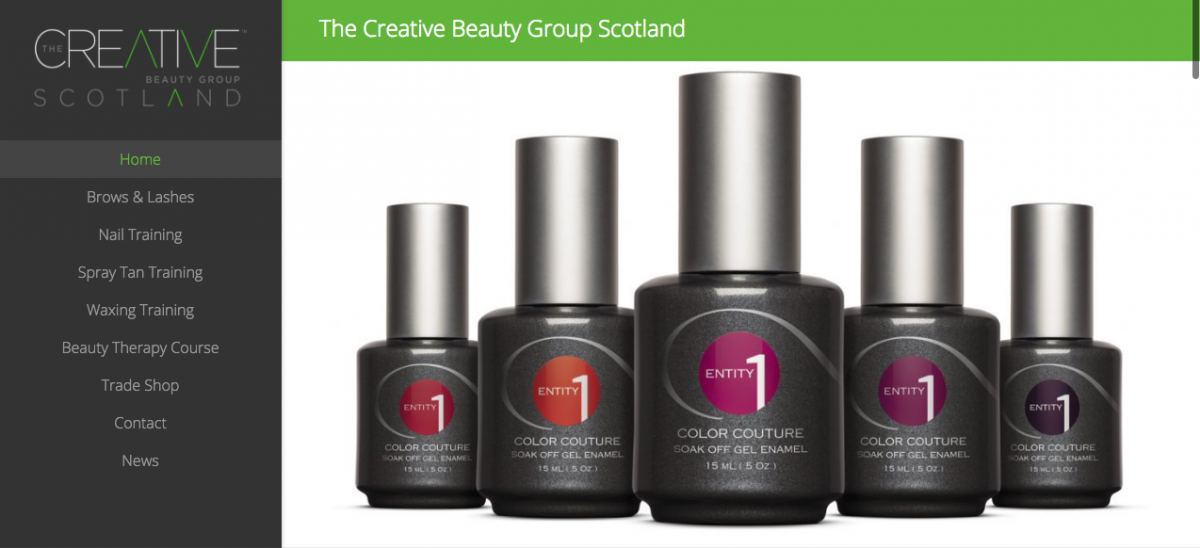 Web Design For Beauty Training