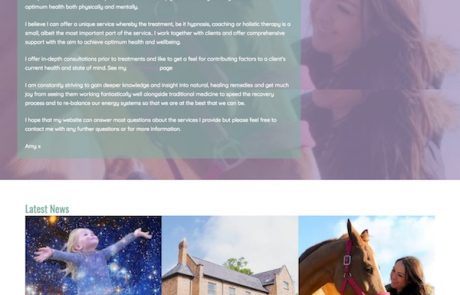 Web Design For St Helens Therapist